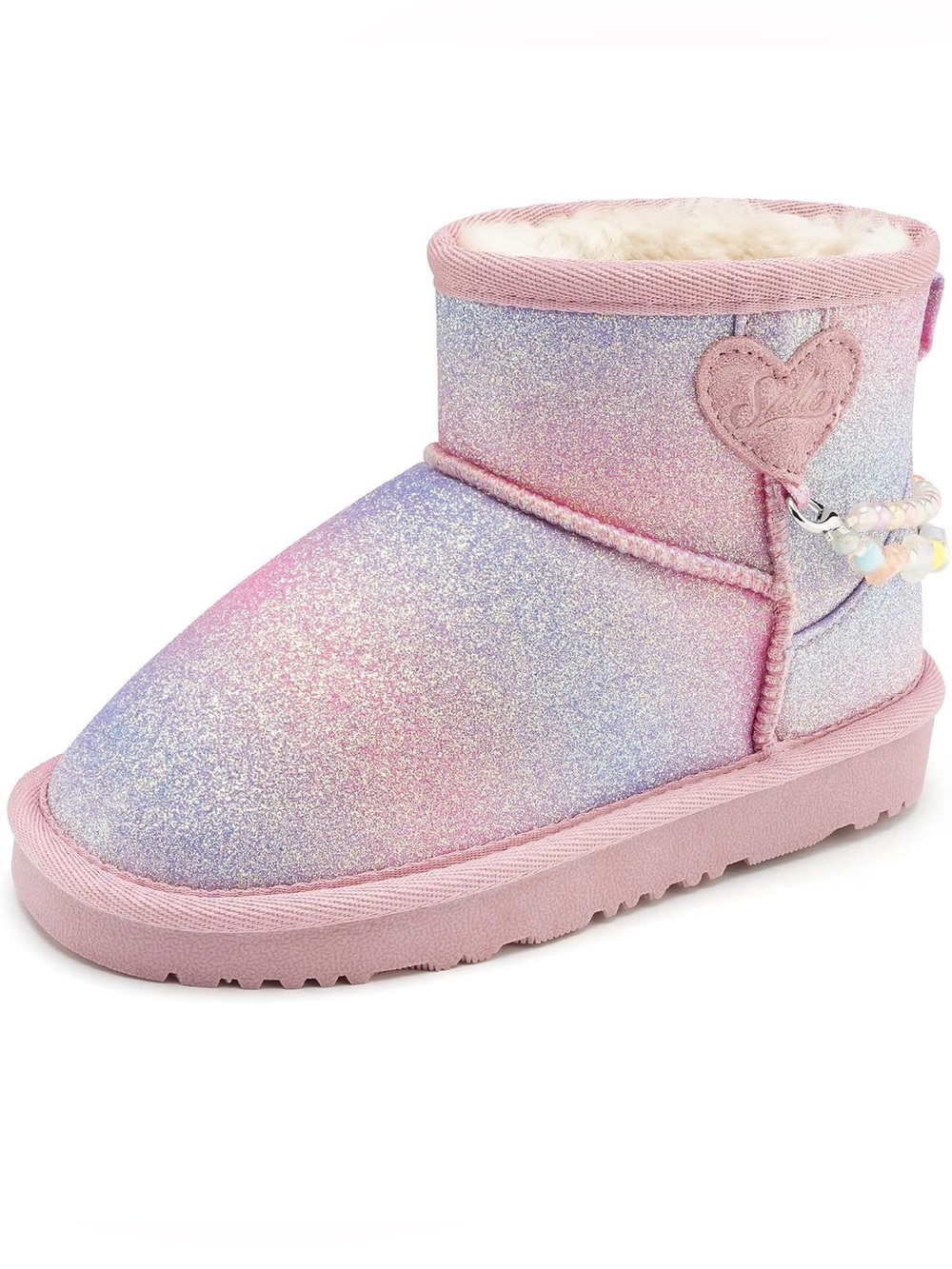 Stelle Kids Faux Show Short Suede Boots